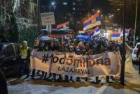 В Сербии снова протестовали против президента Вучича