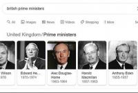 СМИ: изображение Черчилля исчезло из списка премьеров Великобритании в Google