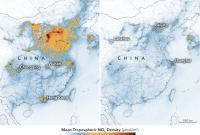У Китаї через коронавірус значно знизилося забруднення повітря, - NASA